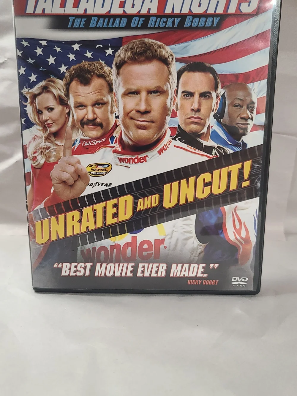 Talladega Nights Unrated Uncut DVD Movie Will Ferrell Tested